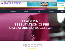 Tablet Screenshot of panatex.net